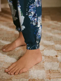 B by Ted Baker Blue Floral Twosie Pyjamas
