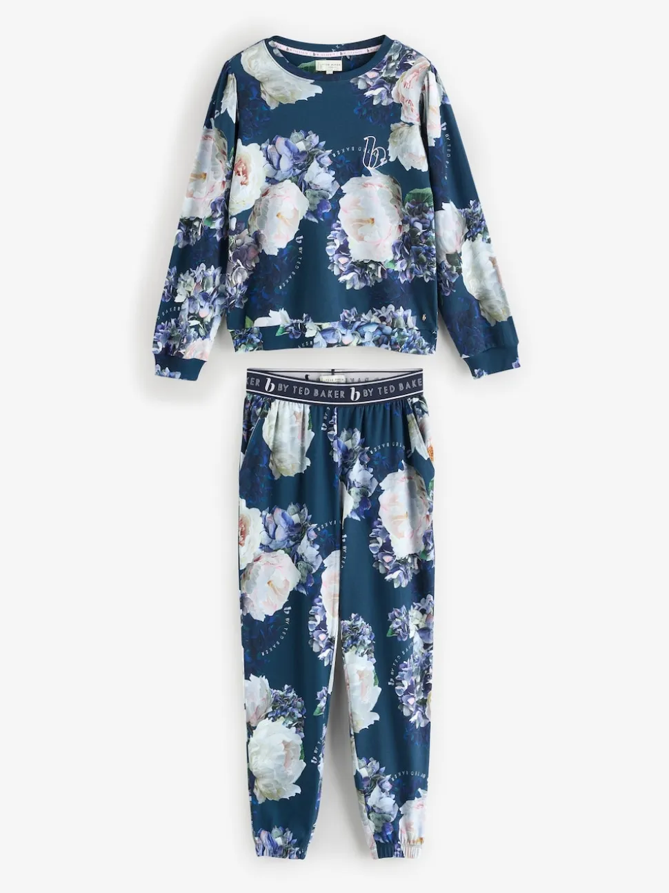 B by Ted Baker Blue Floral Twosie Pyjamas