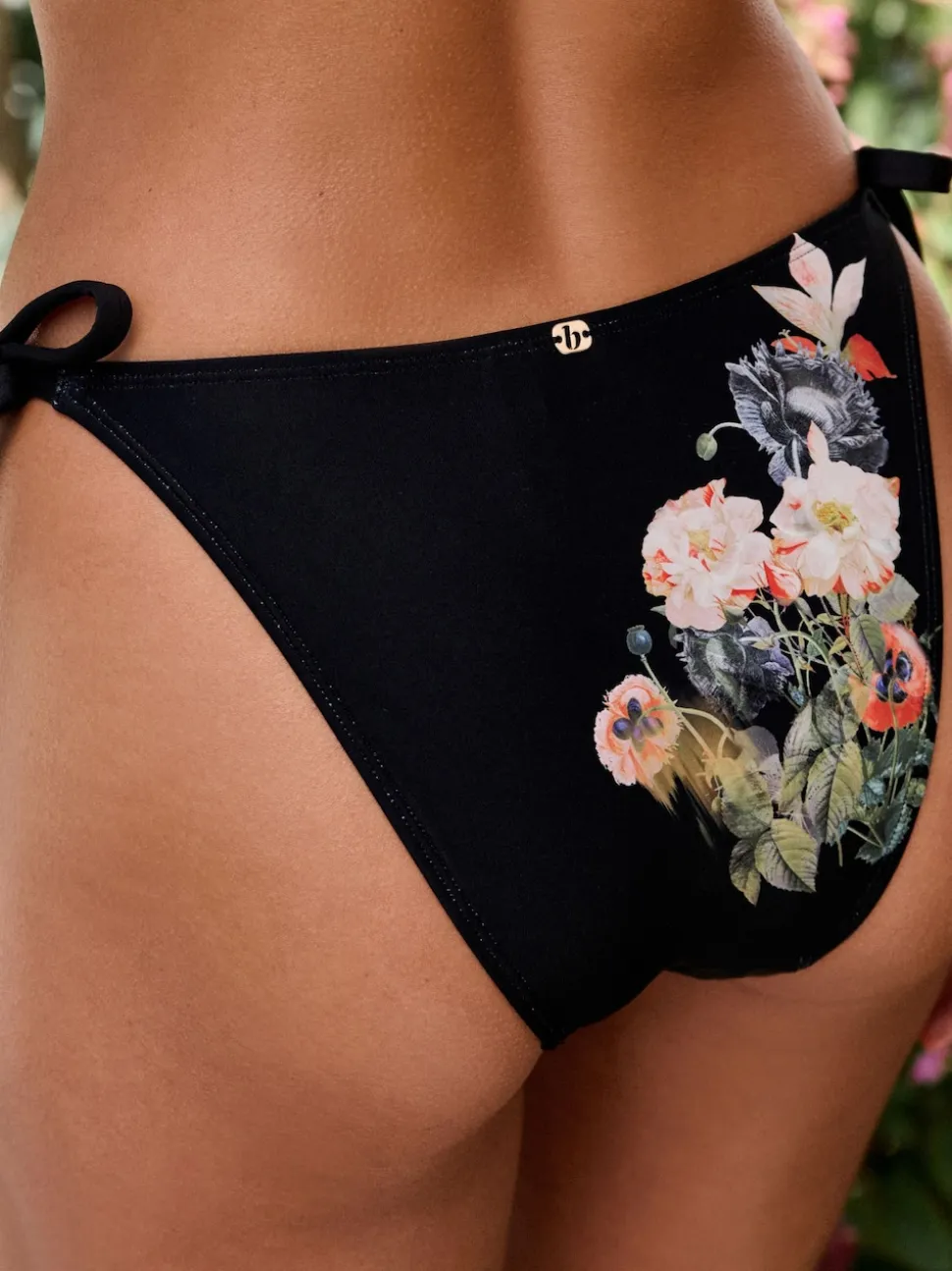 B by Ted Baker Koi Tie Side Black Briefs