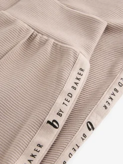 B by Ted Baker Pink Ribbed Cuffed Joggers