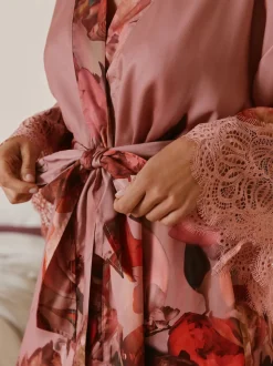 B by Ted Baker Pink Satin Robe