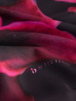 B by Ted Baker Purple Satin Floral Cami Pyjamas