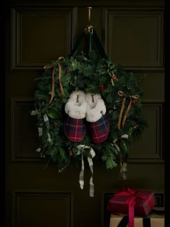 Barbour® Claudia Tartan Mule Slippers