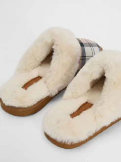 Barbour Claudia Tartan Mule Slippers