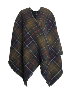 Barbour® Tartan Montieth Serape Cape