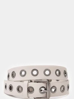 Beige - Mint Velvet leren riem