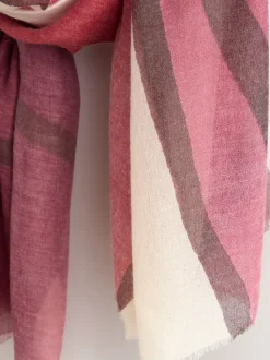 Berry Red Abstract - Lichte sjaal