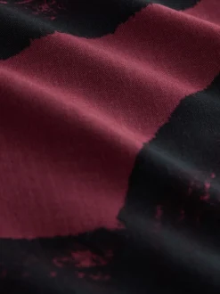 Berry Red N Swirl - Square Lightweight Scarf