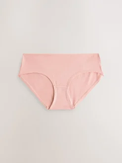 Bessenkleur/roze - Set van 7 slips met hoog katoengehalte