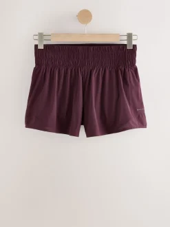 Bessenrood - Active Sports geweven hardloopshorts