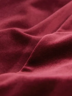 Bessenrood - Fluwelen multiway maxi-jurk voor bruidsmeisjes