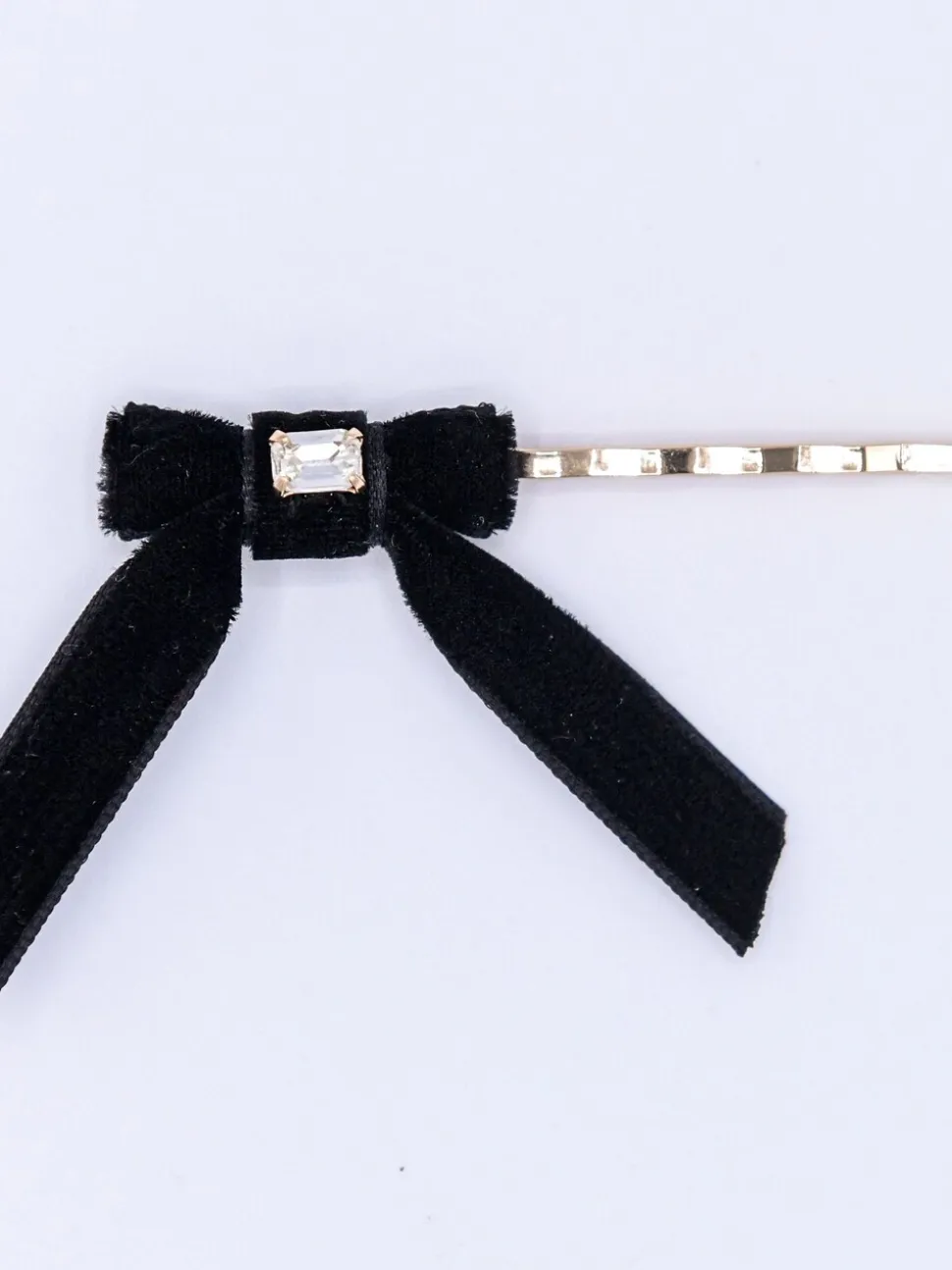 Bibi Bijoux 2 Pack Black Bow Hair Grips