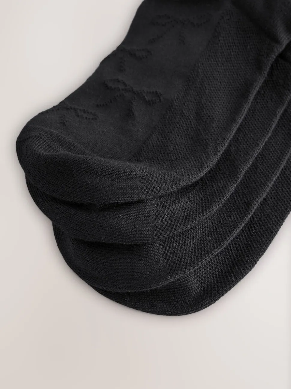 Black Bow Texture - 4 paar sneakersokken