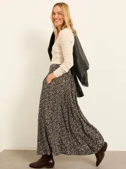 Black Mono Texture - FatFace midirok