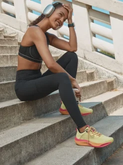 Black with Pocket - Active Sports Dry Tech Sculpting Leggings