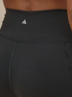 Black with Pocket - Active Sports Dry Tech Sculpting Leggings