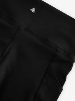 Black with Pocket - Active Sports Dry Tech Sculpting Leggings