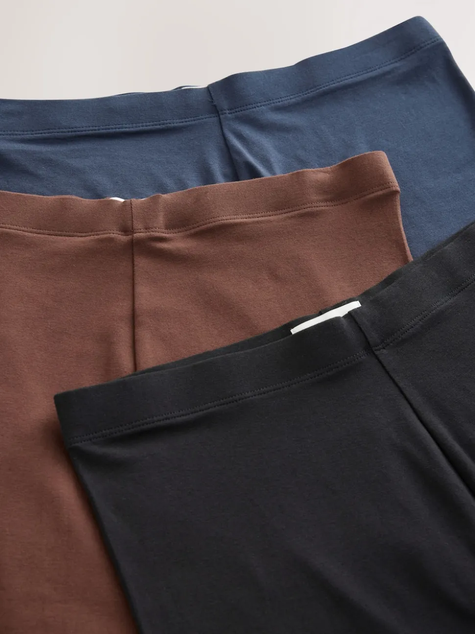 Black/Navy Blue/Brown - 3 Zwangerschapsleggings