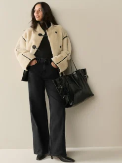 Black/Rinse Blue - Jeans met wijde pijpen 2 Set