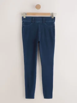 Black/Rinse Blue - Set van 2 lange jersey denim leggings