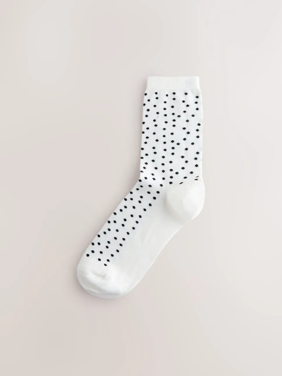 Black/White Mix Print - Set van 7 paar enkelsokken