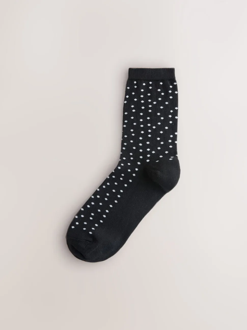 Black/White Mix Print - Set van 7 paar enkelsokken