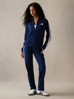 Blauw - adidas Essentials trainingspak met 3 strepen
