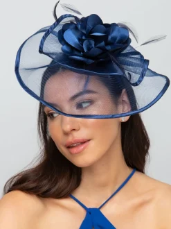 Blauw - Aela Blush Pink Large Fascinator