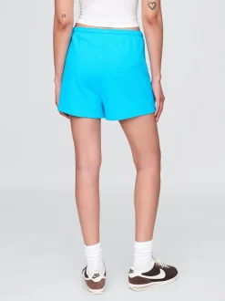 Blauw - Gap klassieke korte sweatbroek van extra zware french terry