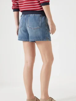 Blauw - Hush Betty Pull On Denim Shorts