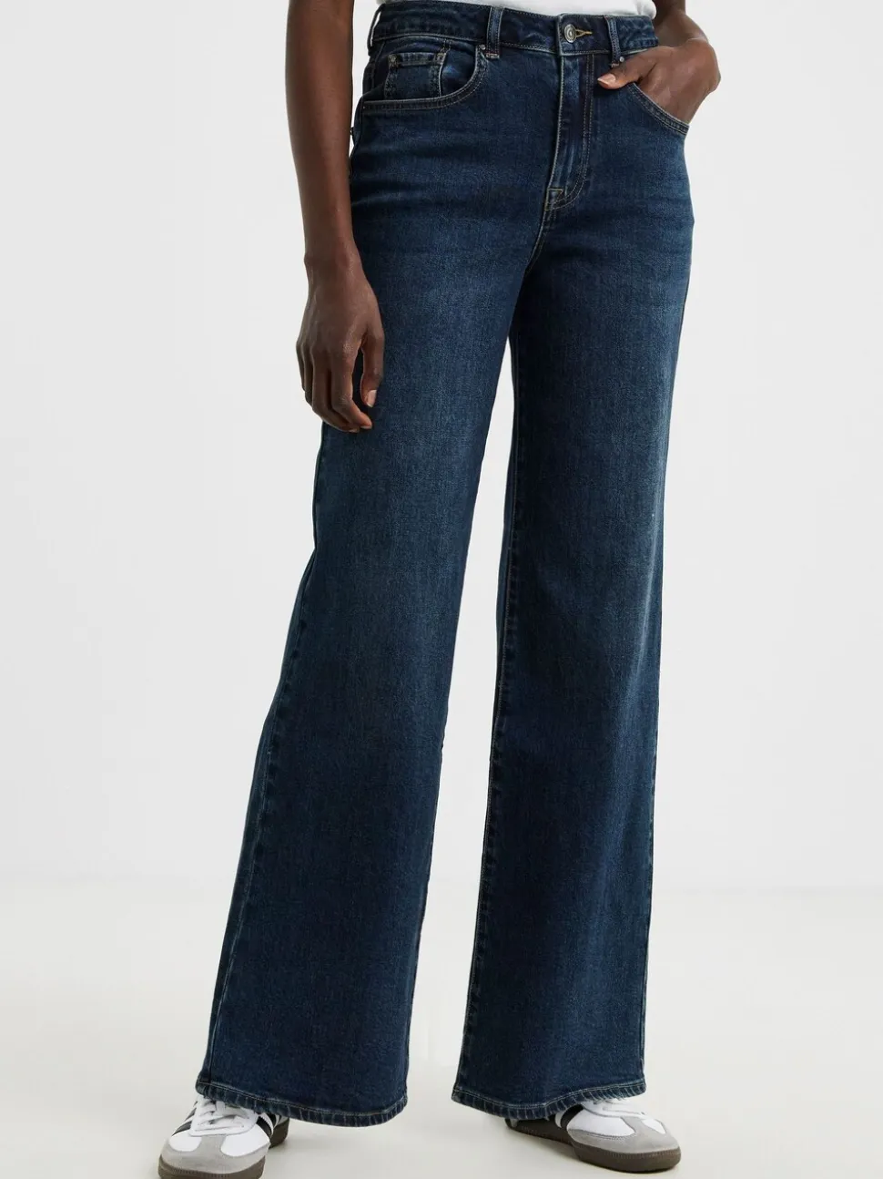Blauw - JD Williams Authentic Wide Leg Jeans
