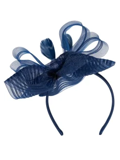 Blauw - Jon Richard fascinatorhoedje