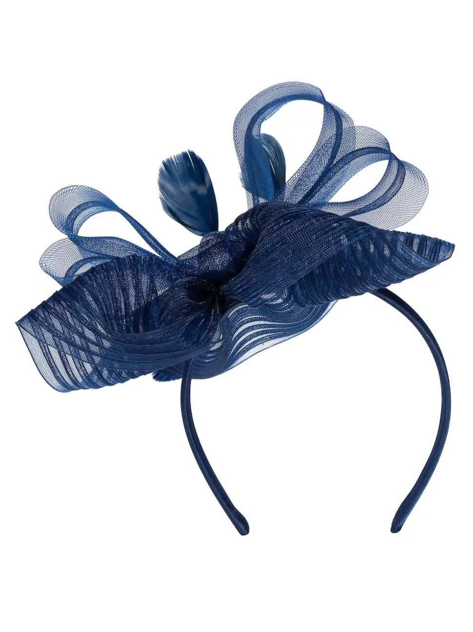 Blauw - Jon Richard fascinatorhoedje