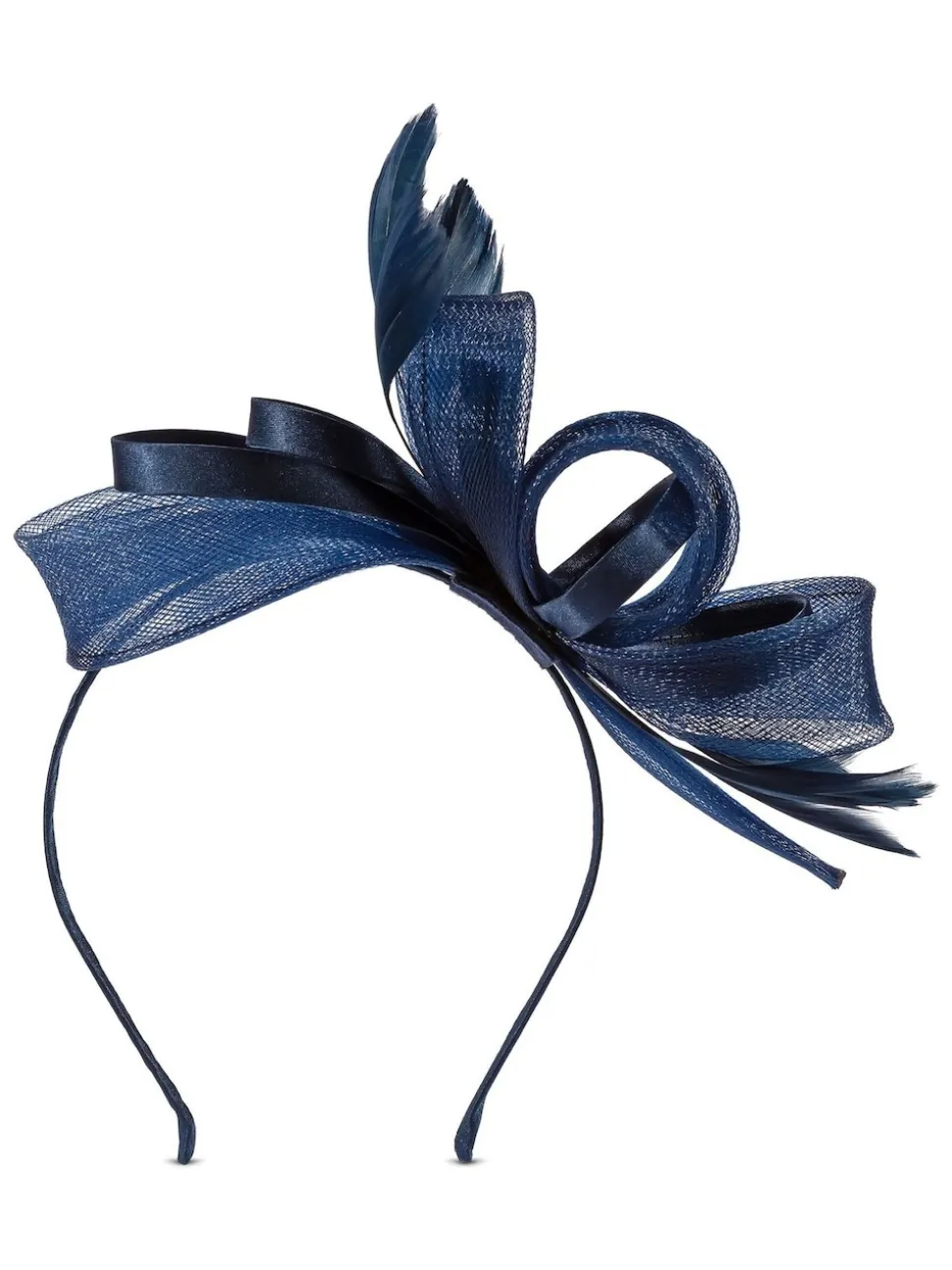 Blauw - Jon Richard medium Fascinator hoofdband