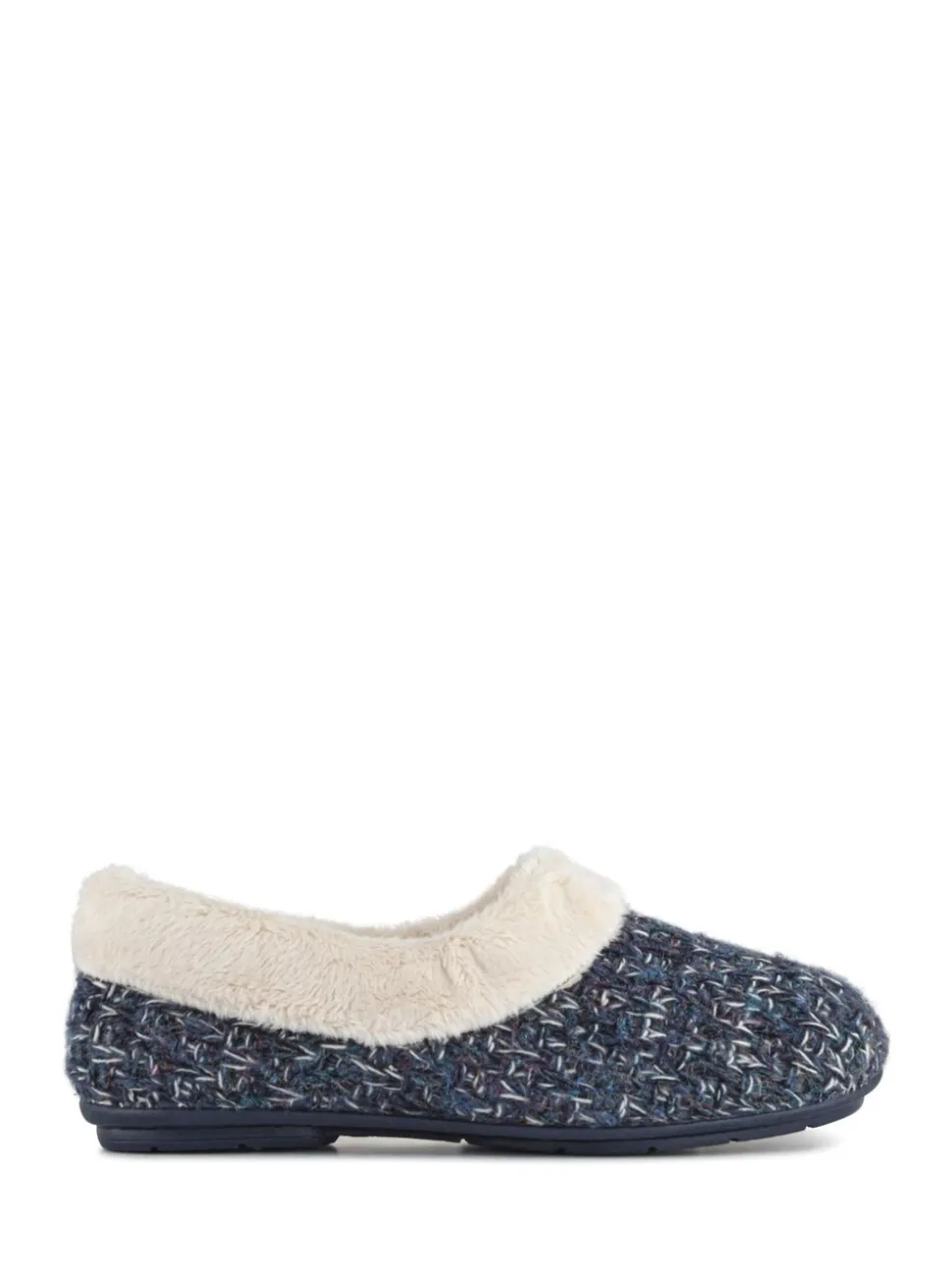 Blauw - Jones Bootmaker Faux-Fur-Lined Slippers