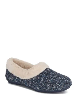 Blauw - Jones Bootmaker Faux-Fur-Lined Slippers