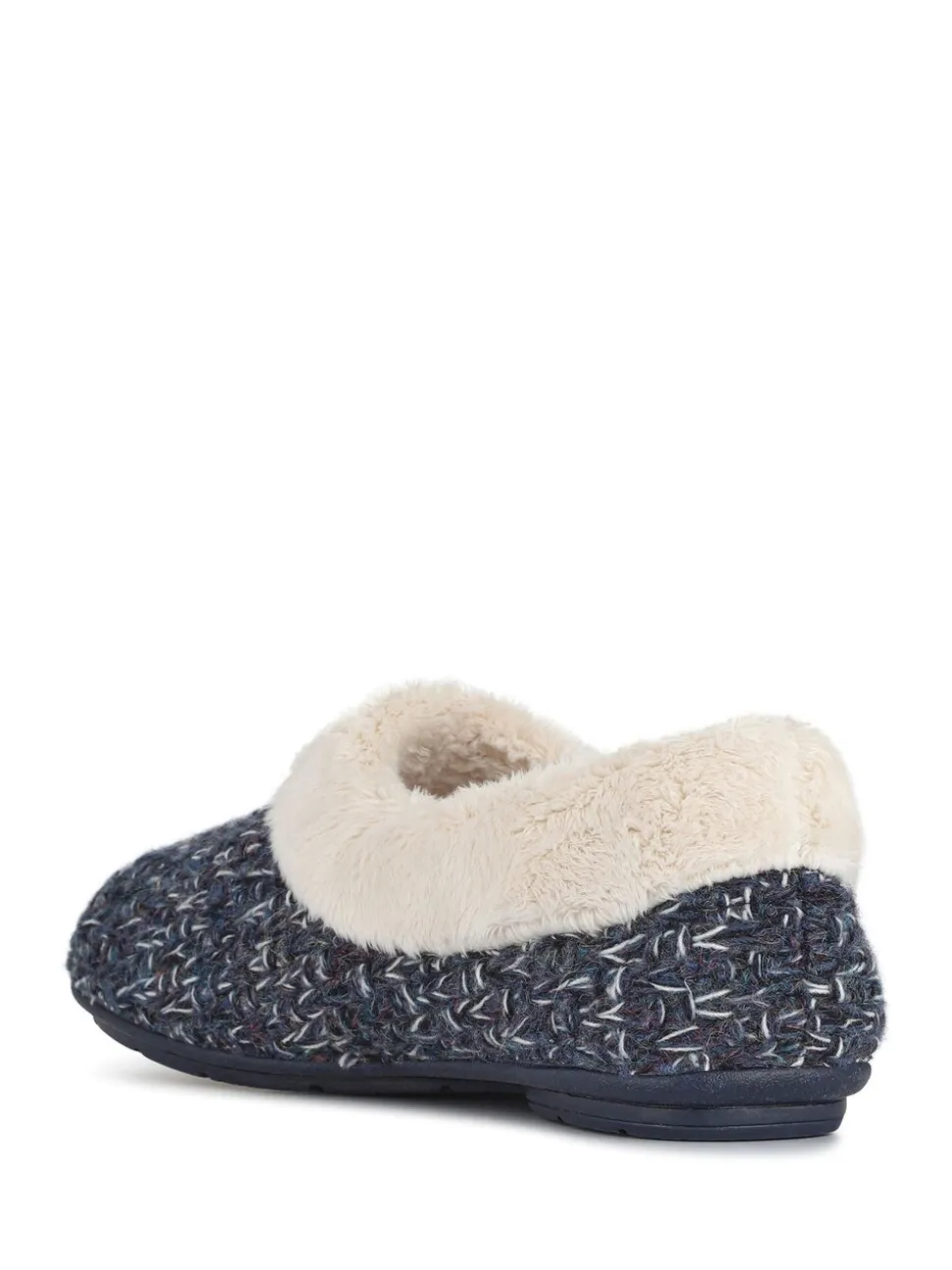 Blauw - Jones Bootmaker Faux-Fur-Lined Slippers