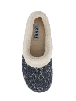 Blauw - Jones Bootmaker Faux-Fur-Lined Slippers