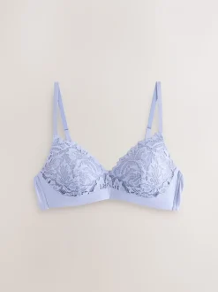 Blauw - Kanten ultieme comfortabele beha