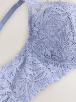 Blauw - Kanten ultieme comfortabele beha