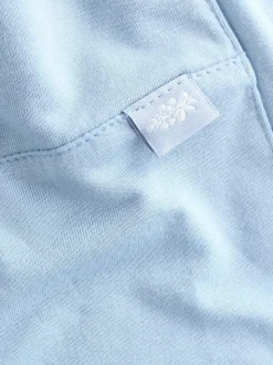Blauw - Laura Ashley - Modal kamerjas met kanten afwerking