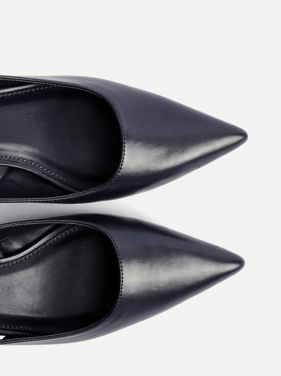 Blauw - Linzi Elvira slingback pumps met kleine hak