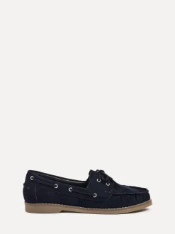Blauw - Linzi Frame Slip-On Loafers With Ruched Front Detailing