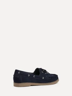 Blauw - Linzi Frame Slip-On Loafers With Ruched Front Detailing