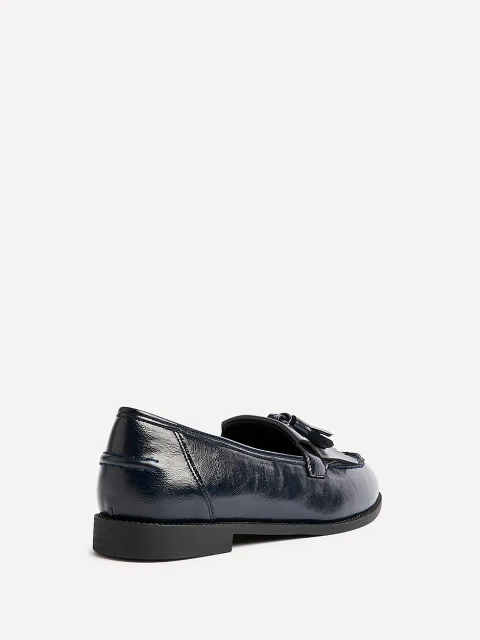 Blauw - Linzi Rosemary klassieke instaploafers met kwastjes
