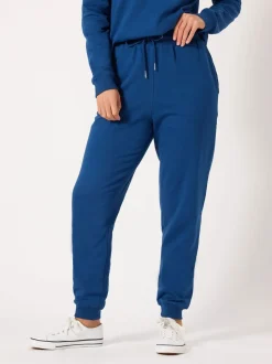 Blauw - Long Tall Sally - Joggingbroek met boorden