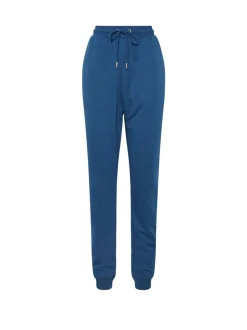 Blauw - Long Tall Sally - Joggingbroek met boorden