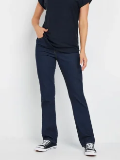 Blauw - Long Tall Sally jeans met rechte pijpen