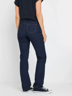 Blauw - Long Tall Sally jeans met rechte pijpen