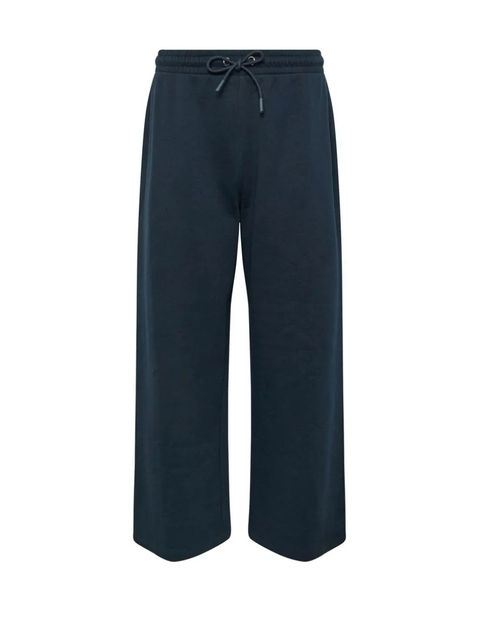 Blauw - M&Co - Joggingbroek met wijde pijpen